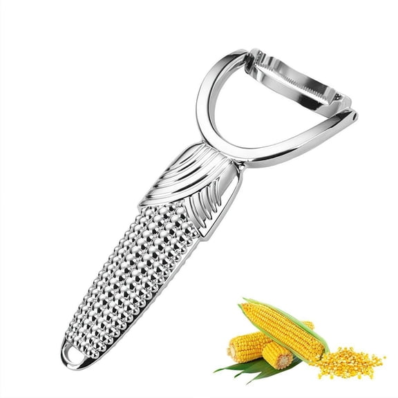 Kaireo Corn Stripper Stainless Steel Corn Peeler with Hand Guard, Multi Use Kernel Remover for Corn on the Cob - Shop Now