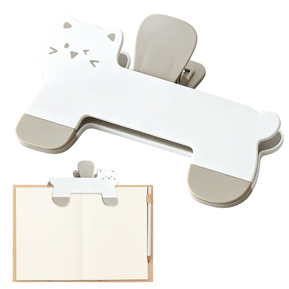 Kaireo Durable Non‑Slip Cat Shaped Cap‑Style Page Clips Fun Multipurpose Book Page Fasteners for Daily Home Desk Use - Shop Now