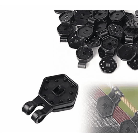 Kaireo Greenhouse Clamp Locking Grip, Windproof Tent Awning Clip for Outdoor Canopy, Sturdy 2026 Upgraded Tarp Fastener