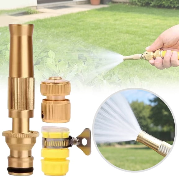 Kaireo High Pressure Car Wash Water Gun 2026 Upgraded, Garden Hose Sprayer with Metal Connectors, Adjustable Spray Patterns for Watering Plants and Car Washing 1 Pack