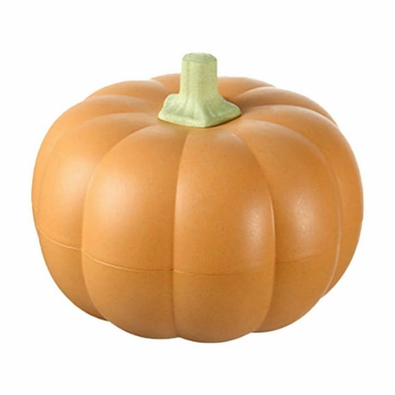 Kaireo Home Pumpkin Fruit Plate A,Stacked Pumpkin Snack Holder Halloween Divided Serving Pumpkin Snack Tray with Lid Pumpkin Snackle Box Container with 3 Compartments Pumpkin Snack Bowl Stand