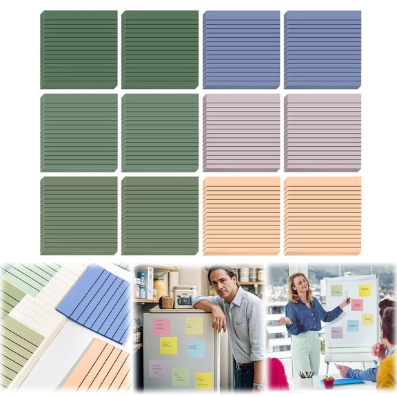 Kaireo Morandi Transparent Tearable Sticky Note Mo 9004, Lined Sticky Notes, Independence Day, Labor Day Claerance Sale Limited Quantity !