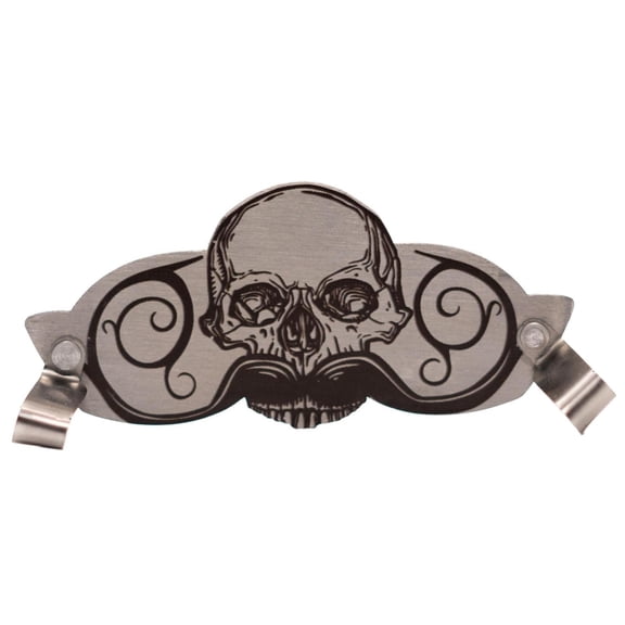 Kaireo Moustache Drinking Protector,Portable Facial Hair Shield Moustache Drinking Protector for Coffee Mugs Beer Teacups or Regular Cups By Grip Wax,Material:Metal