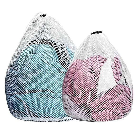 Kaireo Oversized Heavy Duty Mesh Laundry Bag, Breathable Sturdy Wash Bag with Drawstring Closure for Dorm, Apartment and Household Washing Use