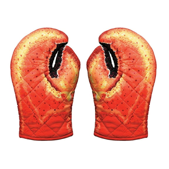 Kaireo a Pair of Oven Mitts,A Pair of Gloves Pure Cotton Oven Gloves Microwave Oven Anti Scald Insulation Safe Baking Cooking Bbq Grilling Barbecue Machine Washable Heat Gloves for Hot Food Handling