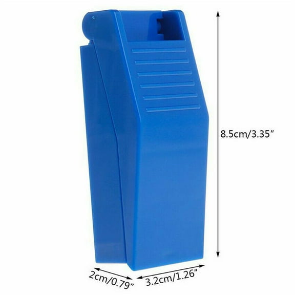 Kaireo Pill Box Cutting and Tablet Splitter (Blue),1 Cutter Adjustable Splitter for Multiple Big Small Even Cut,Material:Plastic,Compact & Travel-Friendly