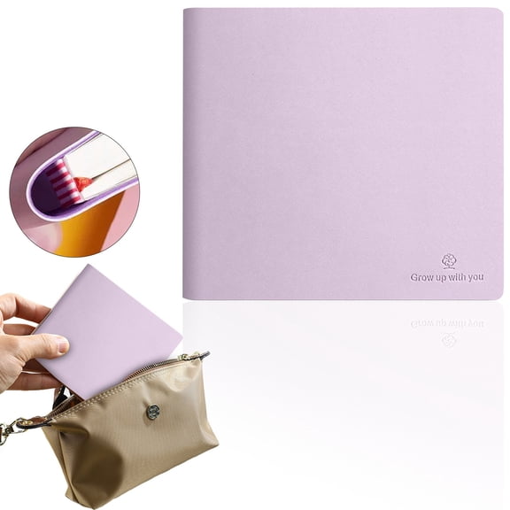 Kaireo Pu Leather Blank Journal Notebook 100 Sheets (200 Pages) Softcover Memo 15.5×14.2Cm 6 Colors Available