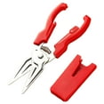 thumbnail image 1 of Kaireo Red Home Essential Multifunctional Labor Saving Kitchen Shears Scissors High Culinary Chicken Meat Seafood Bone High Quality Durable Practical Easy to Use Suitable for Home,, 1 of 4