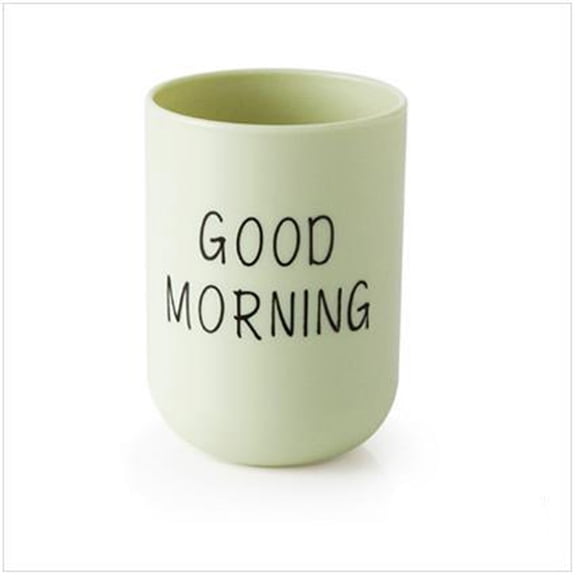 Kaireo Simple Plain Couple Tooth Cup, Lightweight Circular Bathroom Tumbler, Durable Daily Mouthwash Cup for Home Bedroom Vanity