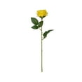 thumbnail image 1 of Kaireo Single Stem Artificial Rose Yellow,Champagne Roses Artificial Flowers Silk Flowers Realistic Roses Bouquet Long Stem for Wedding Home Birthday Decoration, 1 of 8