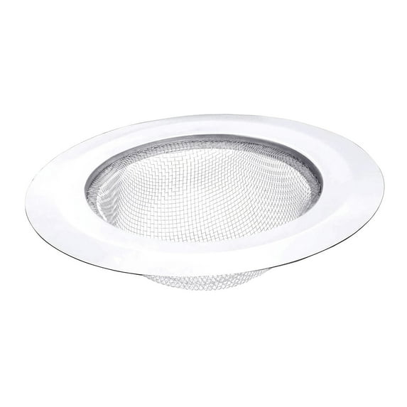 Kaireo Stainless Steel Filter Drain Sink Filter 11.5Cm,Sink Strainer, Stainless Steel Kitchen Sink Strainer, Wide Edge, Suitable,Include:1X Filter Sink Net