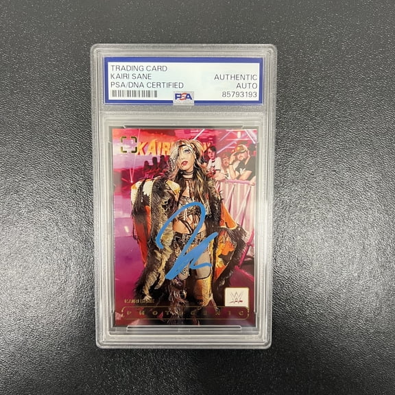 Kairi Sane Signed 2024 Panini PhotoGenic WWE#112 Card PSA Autographed