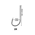 Kairuite 100 double back thorn fish hook tide hook sea fishing crooked