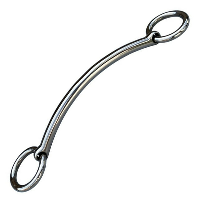 Kairuite 11.5cm Stainless Steel Horse Bit Snaffle Bit Mouth Horse Tack