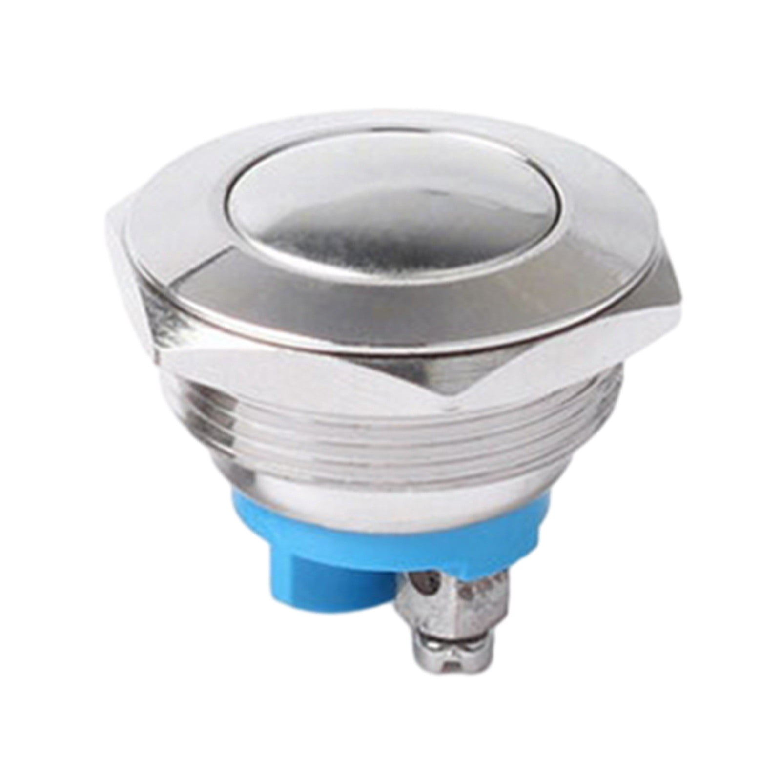 Kairuite 12V 19mm Metal Waterproof Push Button Momentary On Off Horn ...