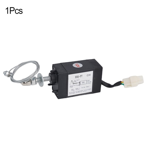 Kairuite 1pc 12V 24V Diesel engine parts power in pull type stop solenoid Normally Open