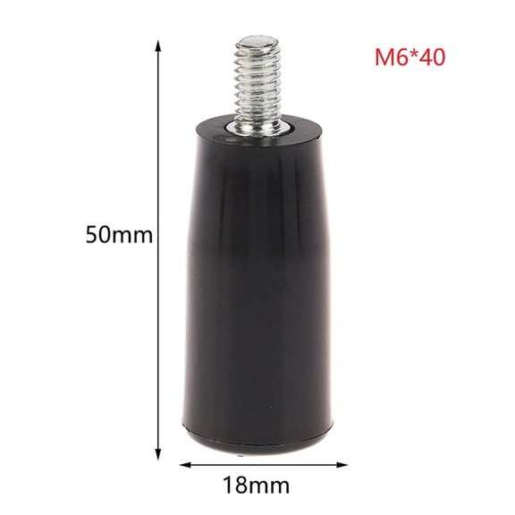 Kairuite 1pc M6/M8/M10 Revolving Handwheel Handle Male Threaded Stem For Milling Machine