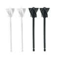 Kairuite 4pcs Epoxy Mixer Paint Drill Attachment Paddle Consistency