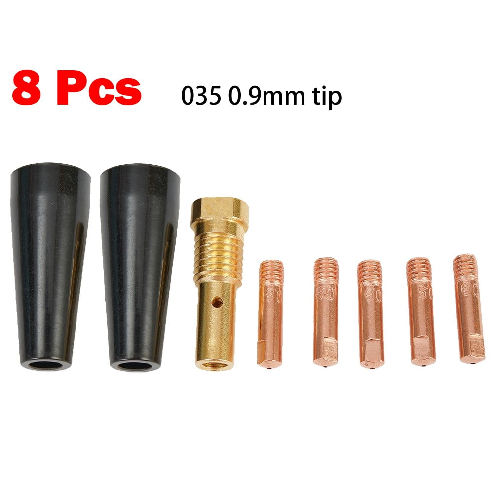 Kairuite 8PCS Gasless Nozzle Tips Fit Century FC90 FluxCored Wire Feed