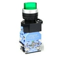 Kairuite AC220V 2position switch with light selflocking retaining