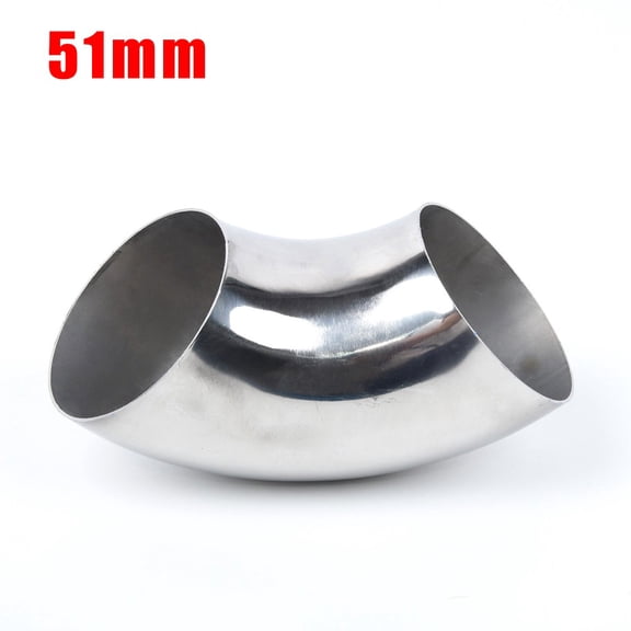 Kairuite Bending Radius 1.5D Stainless Steel 304 Elbow 90° Degree Exhaust System 34-102mm