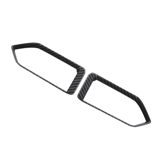 Kairuite Carbon Fiber Style Side Air Vent Outlet Cover Trim For Mazda For CX-5 2017-2024