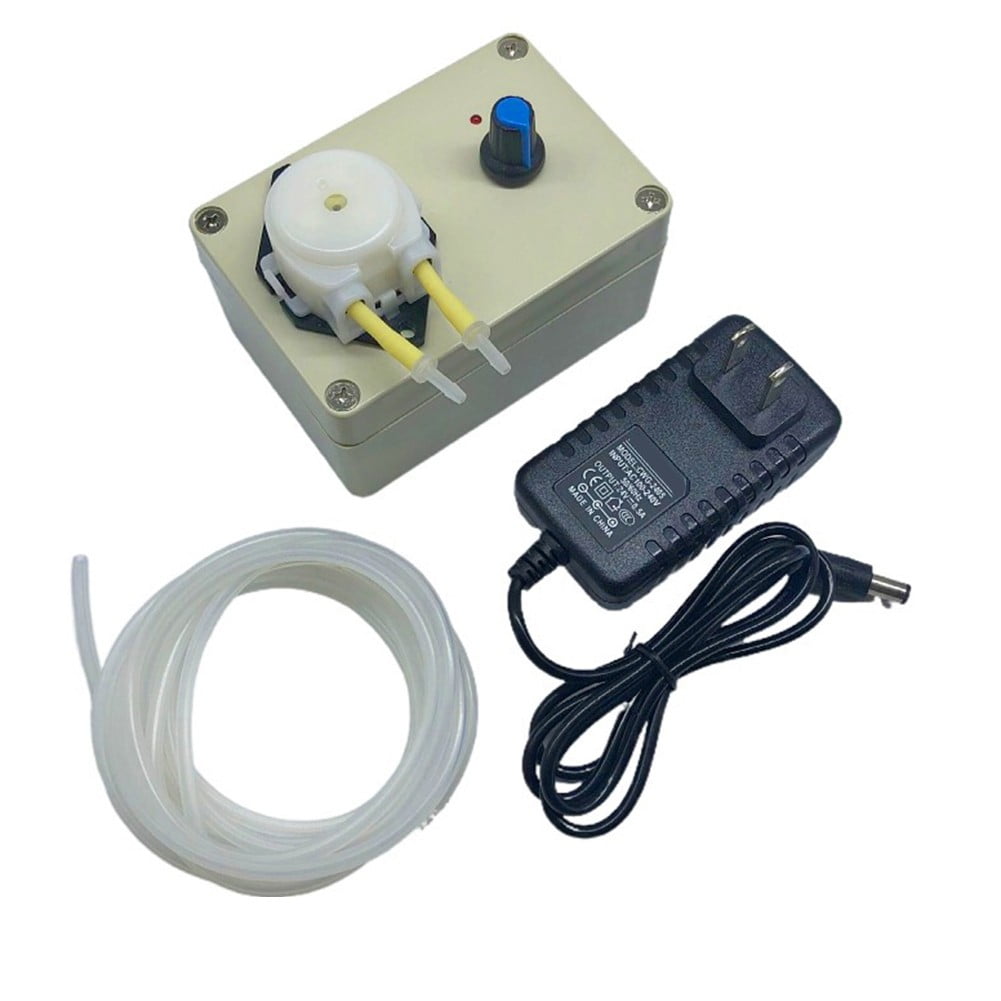 Kairuite DC 12V DIY Aquarium Lab Peristaltic Water Dosing Pump Small
