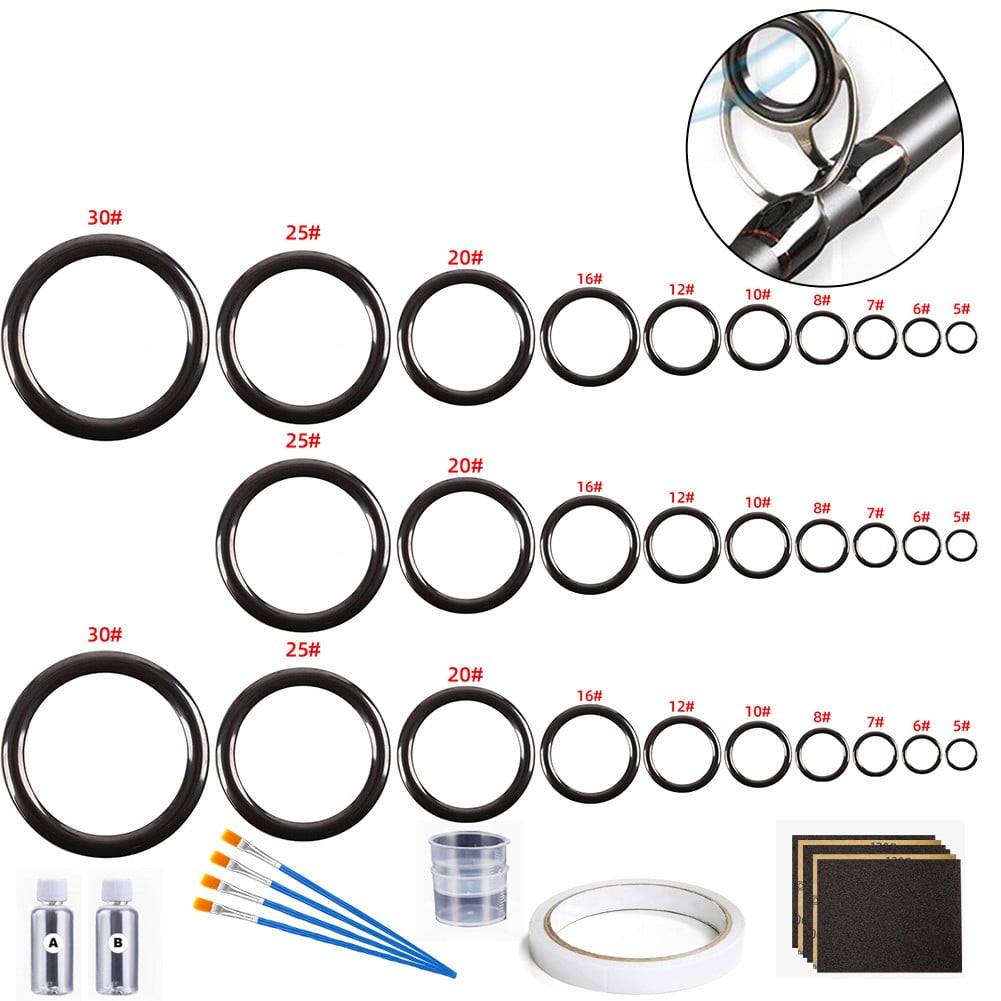 Kairuite Fishing Rod Repair Kit Fishing Pole carbon Insert Repair