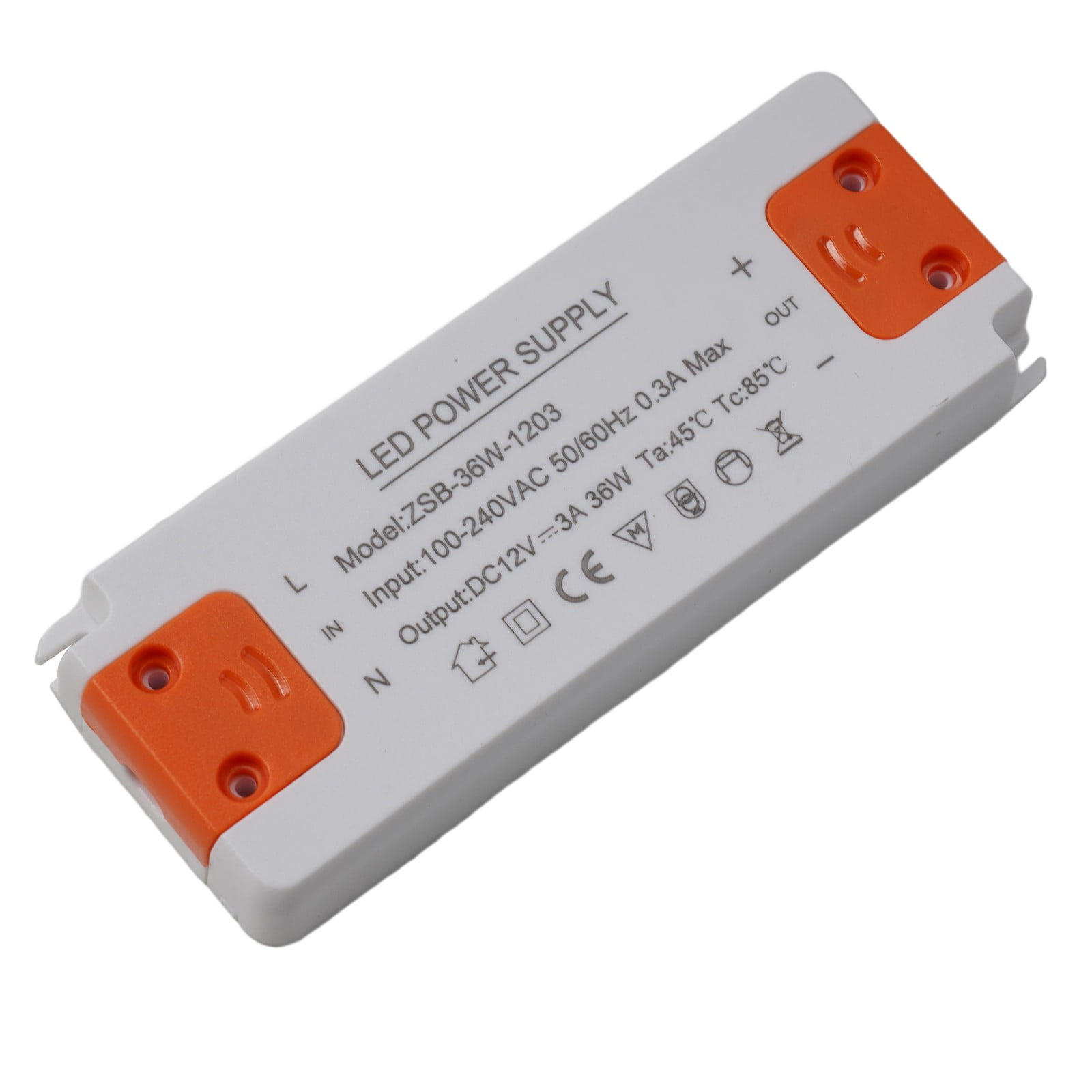 Kairuite LED Transformer 100-240V to 12V LED Driver Power Supply,DC ...