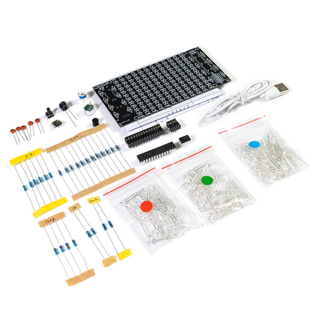 Kairuite Leaning Solder Spectrum USB Mini Electronic Display Home