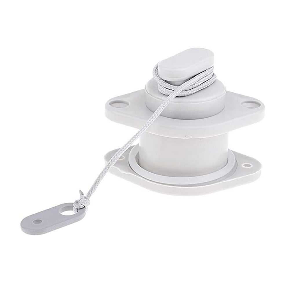 Kairuite PVC Scupper Plug Boat Drain Valve Cap for Kayak Inflatable