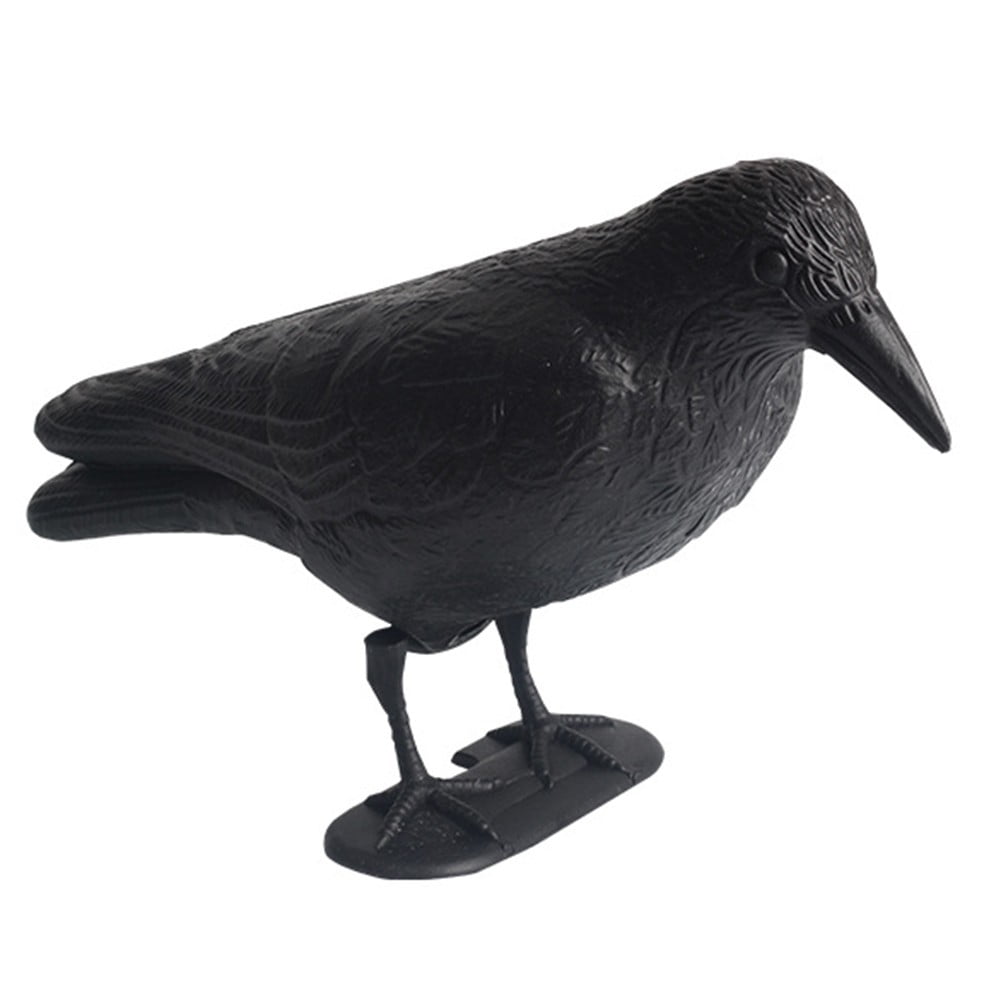 Kairuite Plastic Crow Hunting Decoys for Hunting Yard Garden Decoration