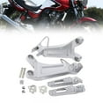 Kairuite Premium Aluminum Motorcycle Rear Passenger Foot Pegs for Honda