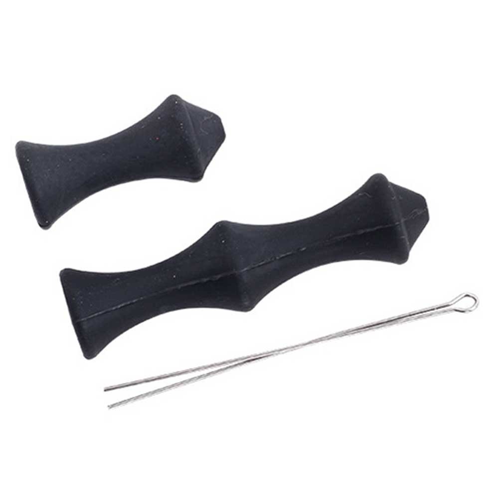 Kairuite Silicone Bow String Finger Savers Practice Finger Guard Black