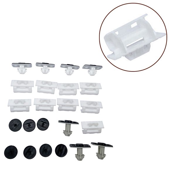 Kairuite for A6 C7 2012 2013 2014 Side Skirt Attachment Parts Clips Set 4G8898909