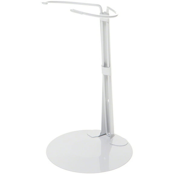 Kaiser 2701 White Adjustable Doll Stand, fits 12 to 17 inch Chubby Waisted Dolls or Bears, waist width adjusts from 3.75 to 4 inches, Pack of 3