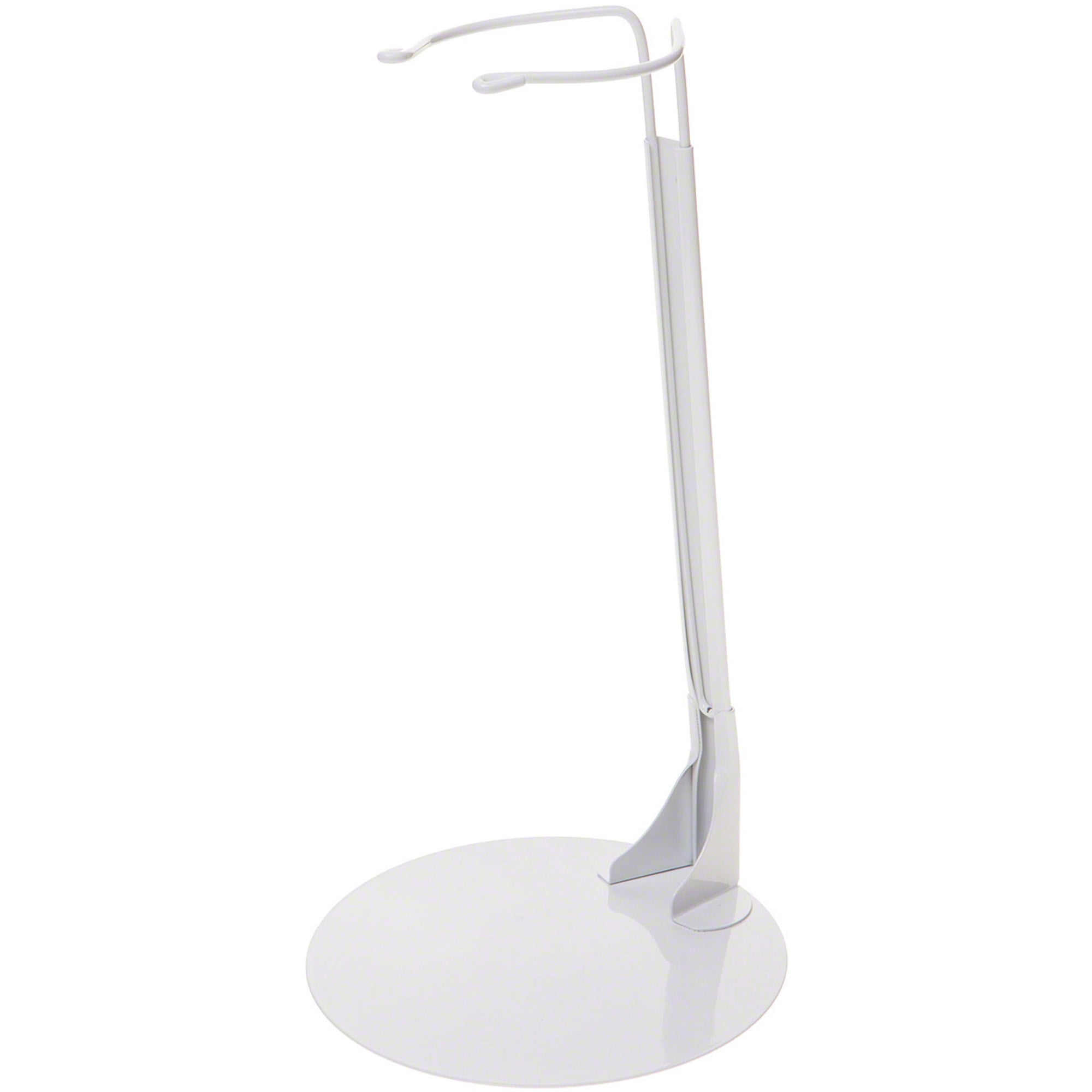 Set De 2 Supports Pour Poupées Géantes – Métal Blanc Vinyle, Réglables, Pour Figurines De 17 à 31 Cm – Banberry Designs