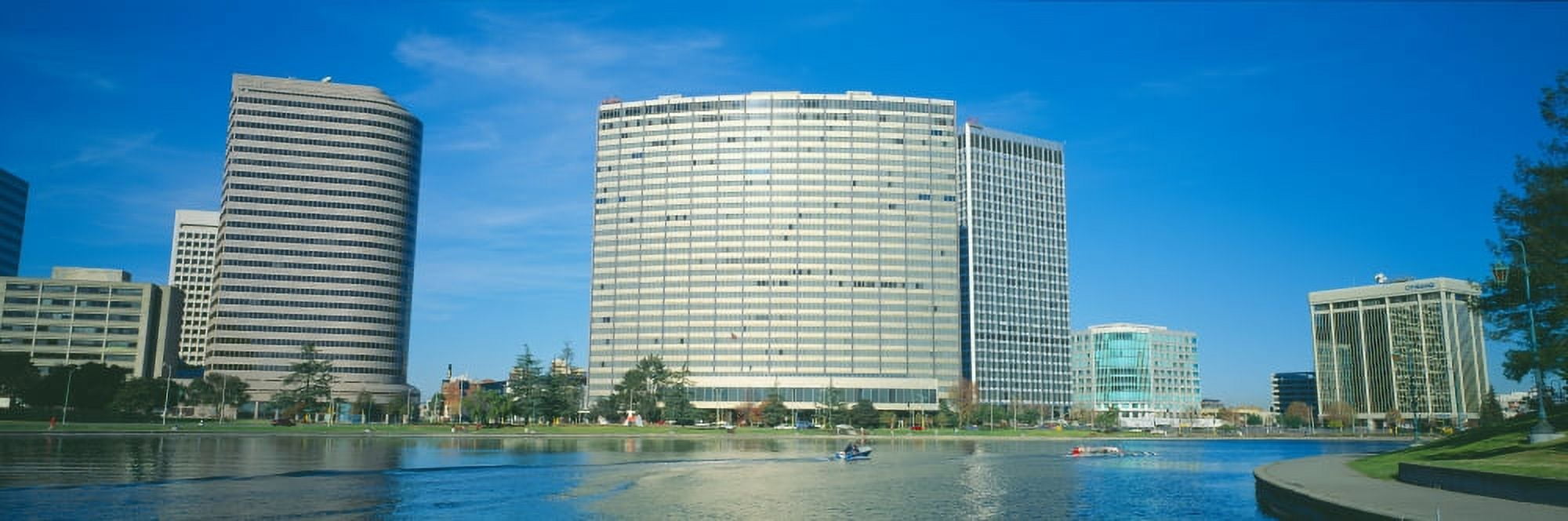 Kaiser Building Lake Merritt Oakland California Canvas Art - Panoramic Images (27 x 9)