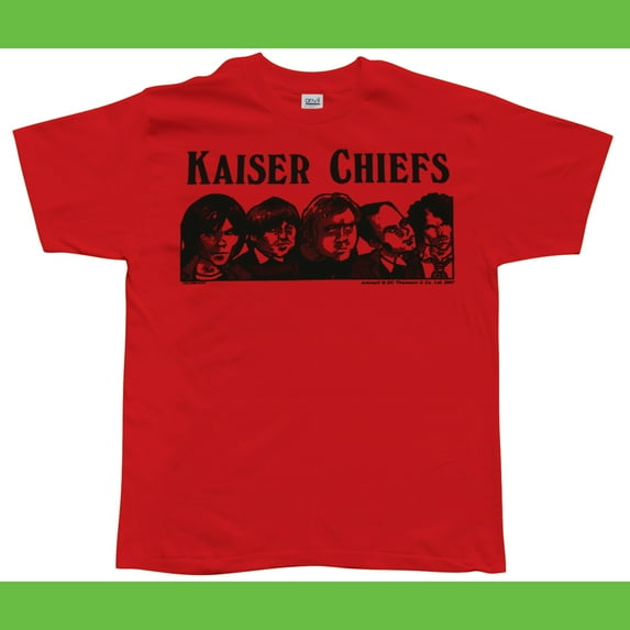 Kaiser Chiefs Men's Cartoon Short Sleeve T Shirt