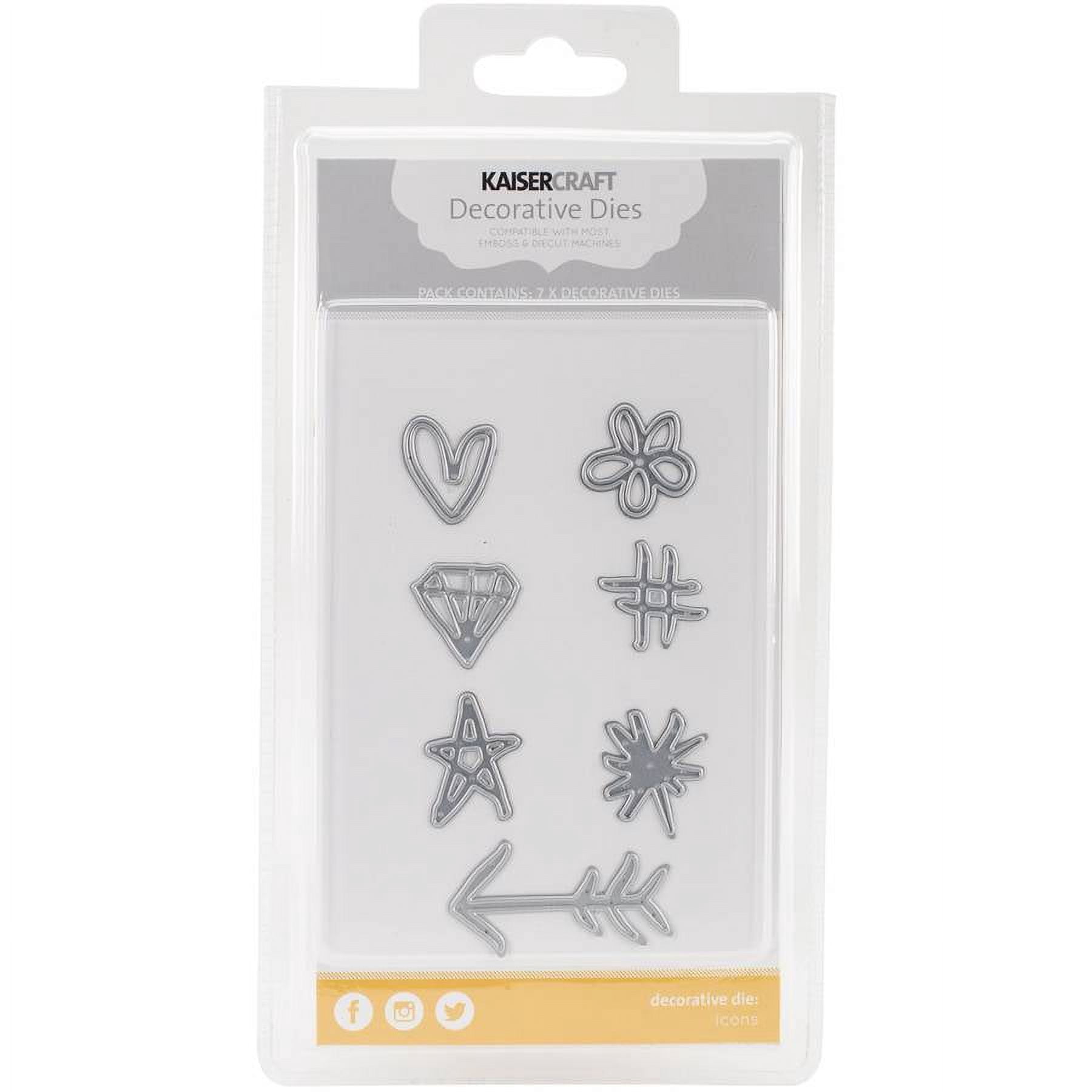 Kaiser Craft Decorative Dies Icons - Walmart.com