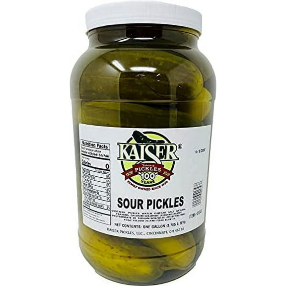 Kaiser Sour Pickles - Gallon Jar