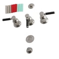 thumbnail image 1 of Kaiser Three-Handle Bidet Faucet, Brushed Nickel, 1 of 1