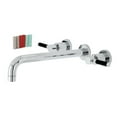thumbnail image 1 of Kaiser Wall Mount Tub Faucet, Polished Chrome, 1 of 1