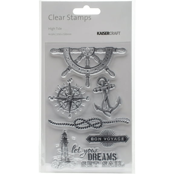Kaisercraft CS278 High Tide Clear Stamps 6"X4" -