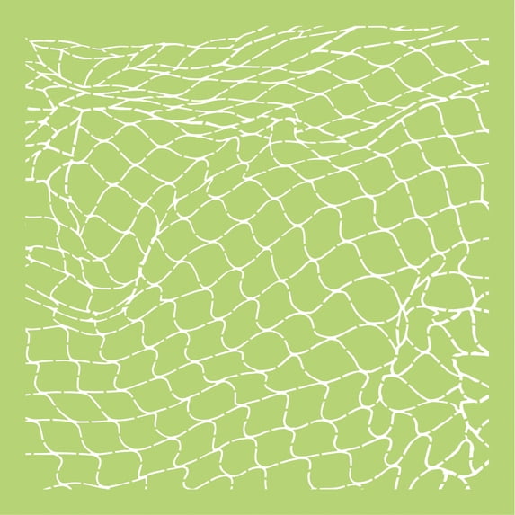 Kaisercraft Designer Template 12"X12-Coastal Escape Fishing Net, Pk 2
