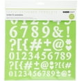 thumbnail image 1 of Kaisercraft Designer Template 12X12-Numbers & Punctuation, 1 of 2