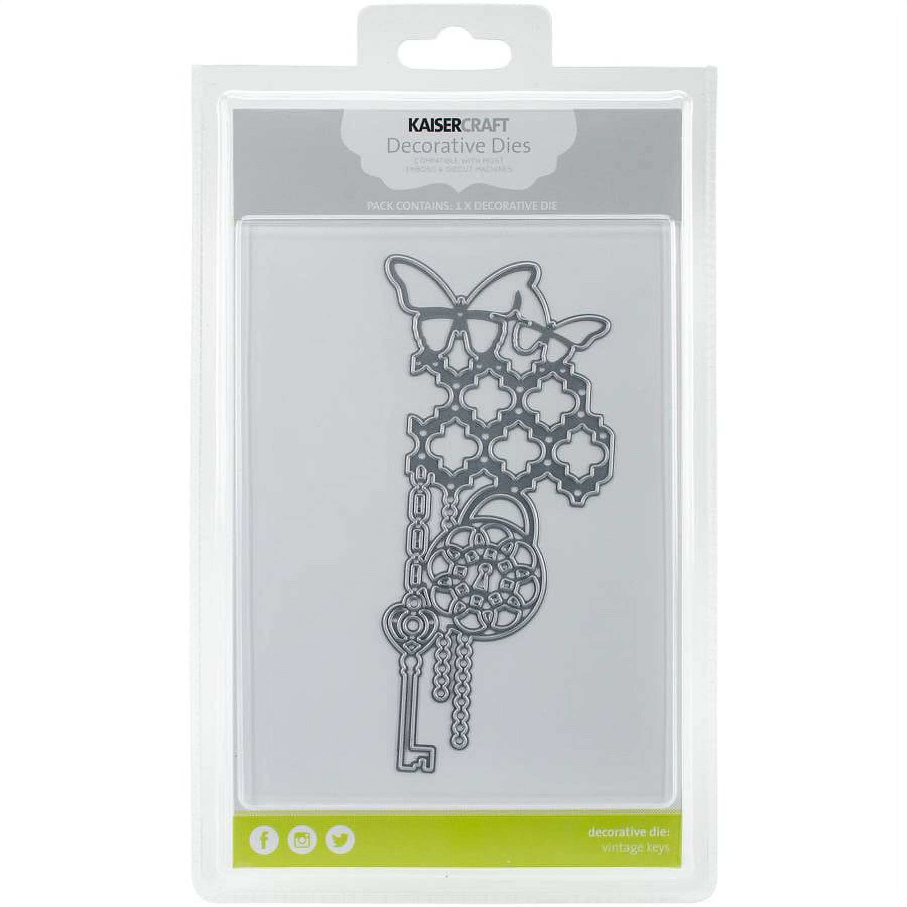 Kaisercraft Die, Vintage Keys, 6" x 2.75"
