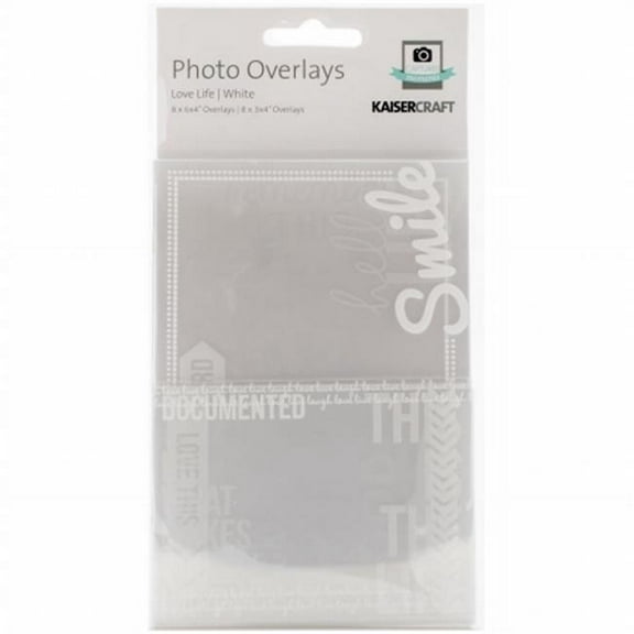 Kaisercraft EM419 Photo Overlays 16/Pkg-Love Life