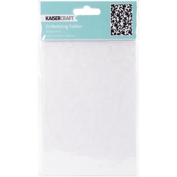 Kaisercraft Embossing Folder 4"X6"-Victoriana
