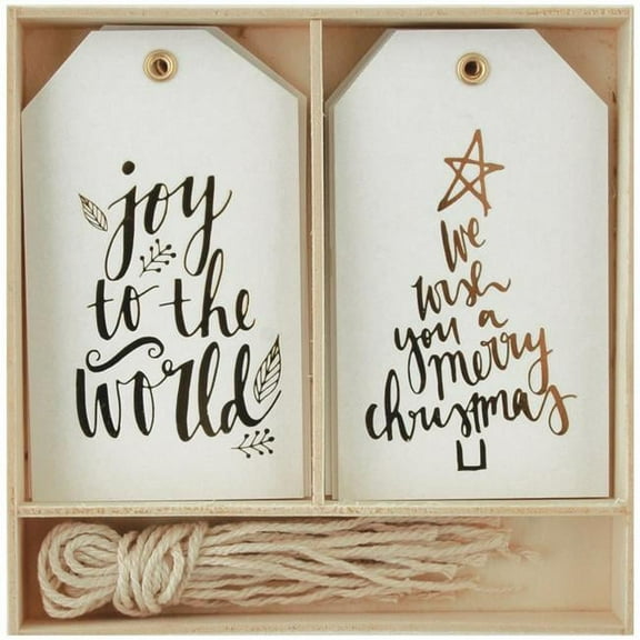 Kaisercraft LDB1107 Joy to The World Lucky Dip Gift Tags - Box of 12